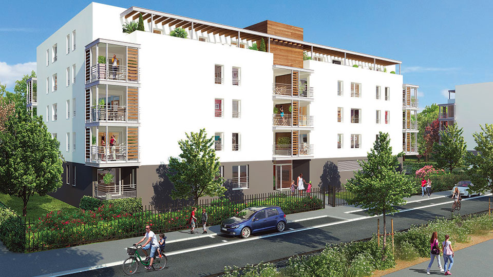 Lancement du programme immobilier neuf - Les Jardins de Flore à Floirac (33) - Lamotte