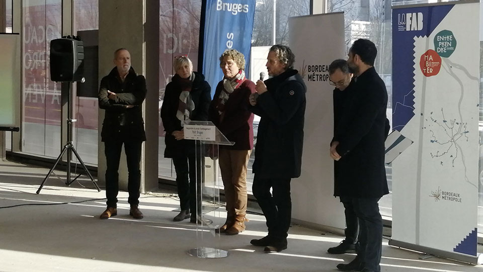 Programme immobilier neuf Petit Bruges près de Bordeaux (33) - Inauguration - Lamotte
