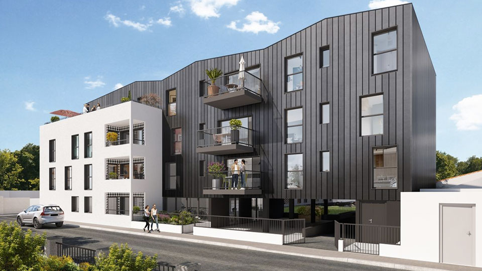 Programme immobilier neuf Côté Canal à La Rochelle (Charente-Maritime) - Lamotte