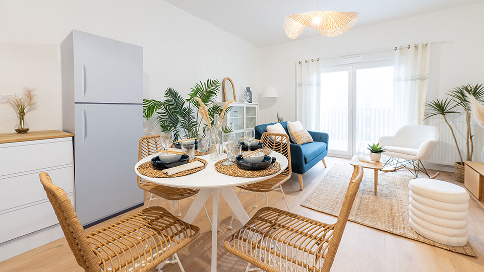 Achat en loi Pinel - Appartement - Cuisine Salon - Lamotte