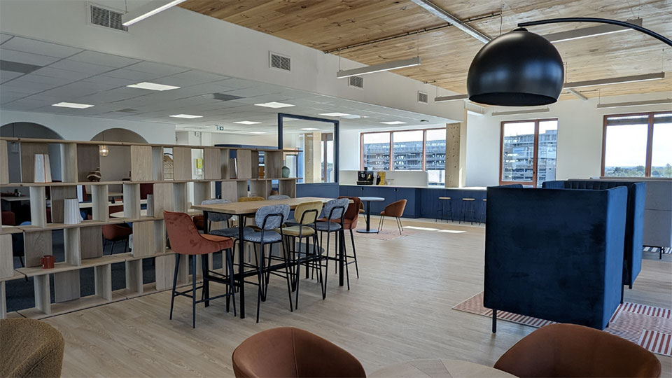 Centre We Flex Rennes La Courrouze - Espace lounge - Groupe Lamotte