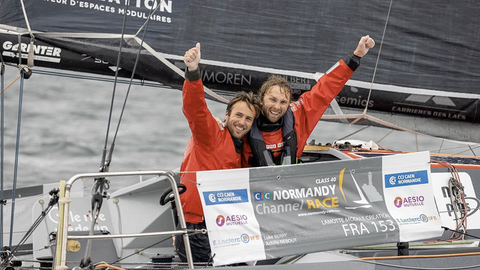 Luke Berry et Achille Nebout - CIC Normandy Channel Race - Lamotte - Module Création