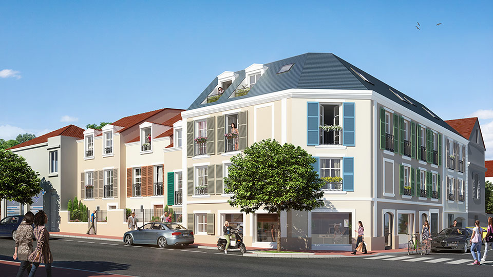 Programme immobilier neuf Villa Joséphine à Rueil-Malmaison (Hauts-de-Seine) - Pose de la première pierre - Lamotte