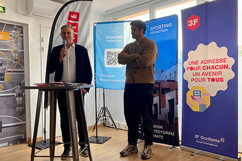Programme immobilier neuf Square de Simon à Toulouse (31) - Pose de la première pierre - Discours de Christophe Hervy - Lamotte