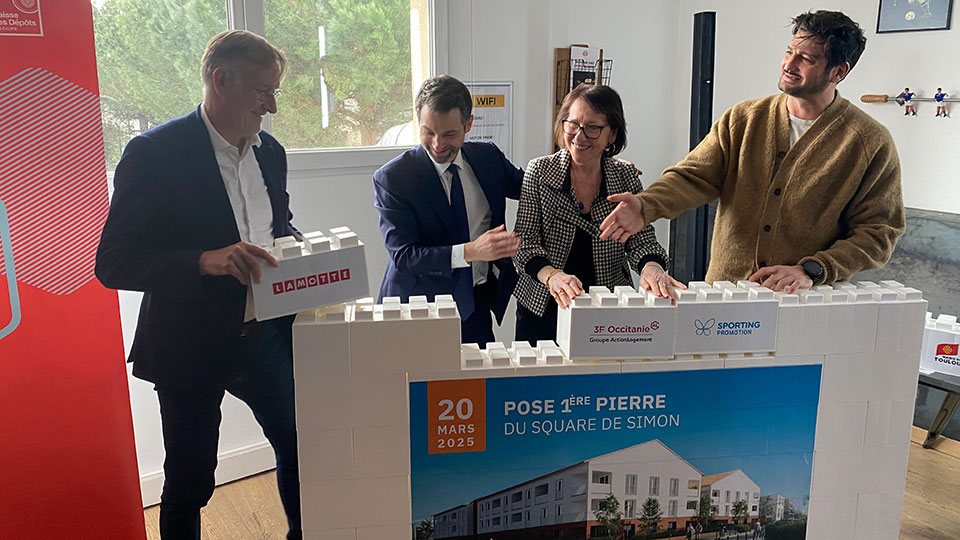 Programme immobilier neuf Square de Simon à Toulouse (31) - Pose de la première pierre - Les principaux acteurs du projet - Lamotte