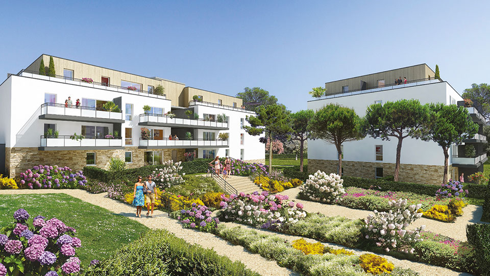 Programme immobilier neuf Blue Baie à Arzon (Morbihan) - Démarrage des travaux - Lamotte