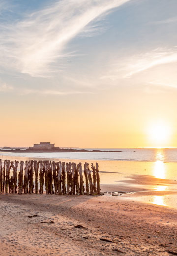 Programme immobilier neuf - Les Hauts de Rochebelle à Saint-Malo (35) - Vue de quartier 1 - Lamotte