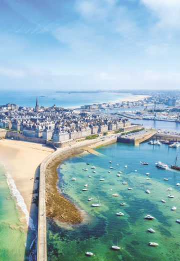 Programme immobilier neuf - Les Hauts de Rochebelle à Saint-Malo (35) - Vue de quartier 2 - Lamotte