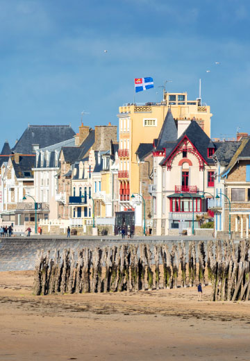 Programme immobilier neuf - Les Hauts de Rochebelle à Saint-Malo (35) - Vue de quartier 3 - Lamotte