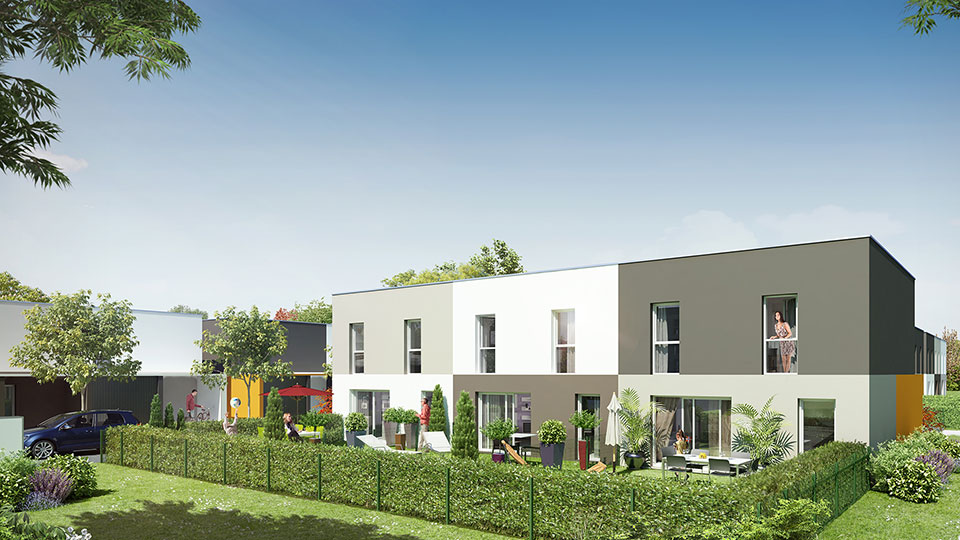 Programme immobilier neuf Le Jardin des Brasseurs à Brest (Finistère) - Maisons - Lamotte
