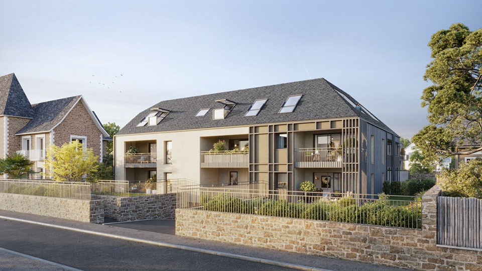 Programme immobilier neuf Les Hauts de Rochebelle à Saint-Malo (35) - Lamotte