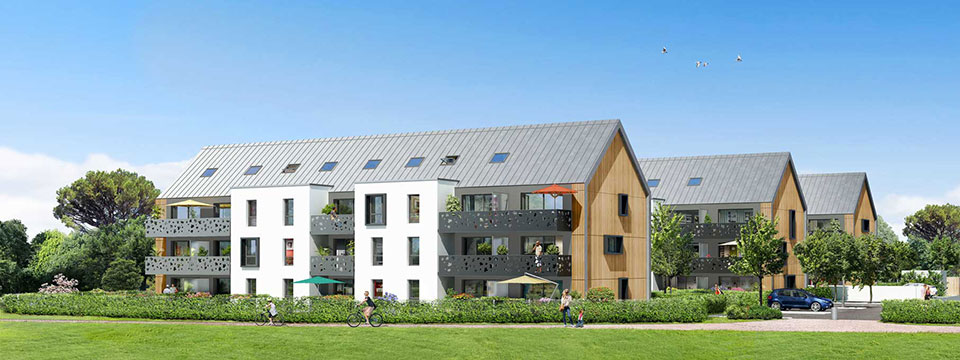 Programme immobilier neuf Les Amarines à Arradon (Morbihan) - Résidence - Lamotte