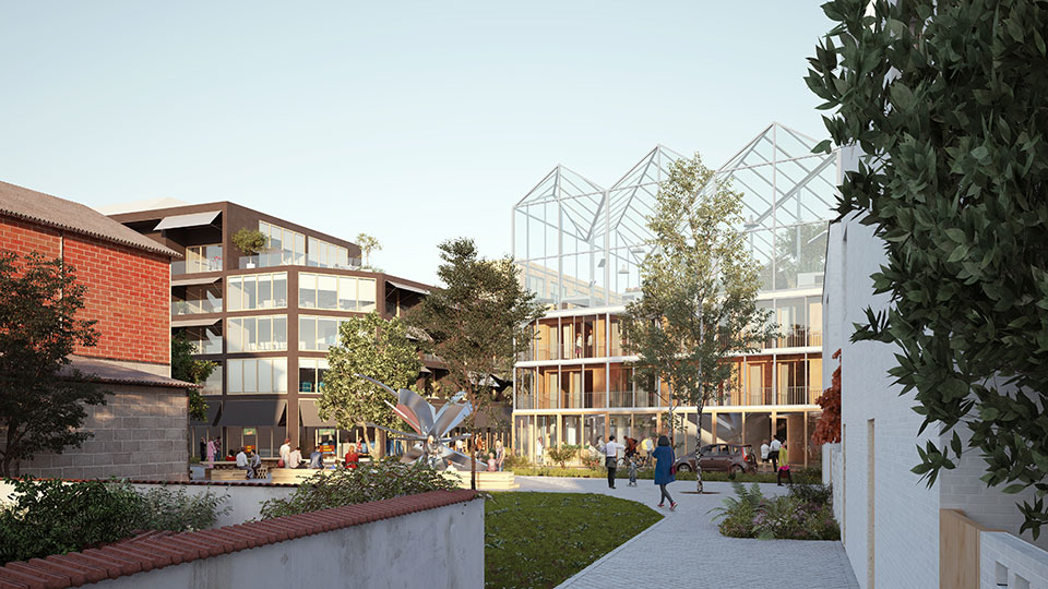 Concours "Inventons la métropole du Grand Paris" - Le Temps sur Mesure à Bagneux (Hauts-de-Seine) - Lamotte