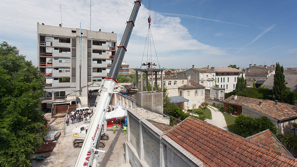 Programme immobilier neuf Les Jardins de Tourny à Libourne (Gironde) - Démolition - Lamotte