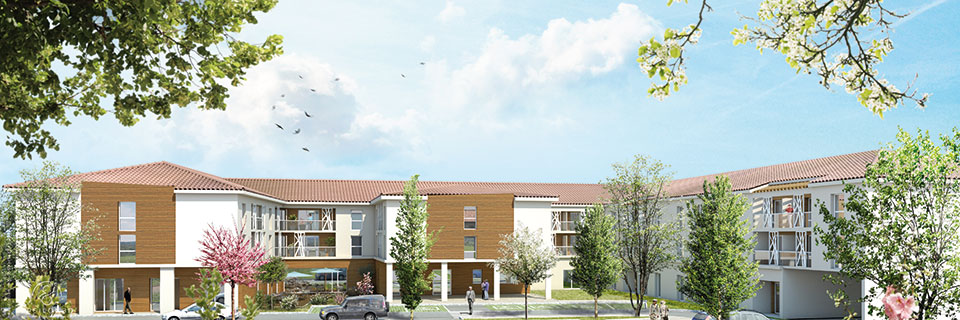 Programme immobilier neuf Les Jardins de Tourny à Libourne (Gironde) - Résidence - Lamotte
