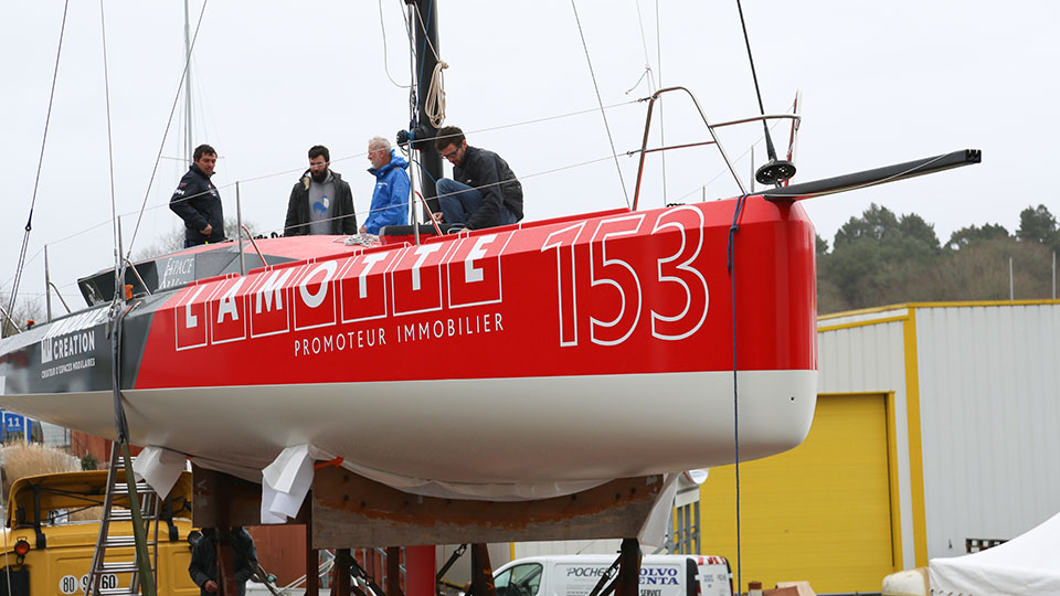 Mise à l'eau du bateau (2018) - Lamotte - Module Création