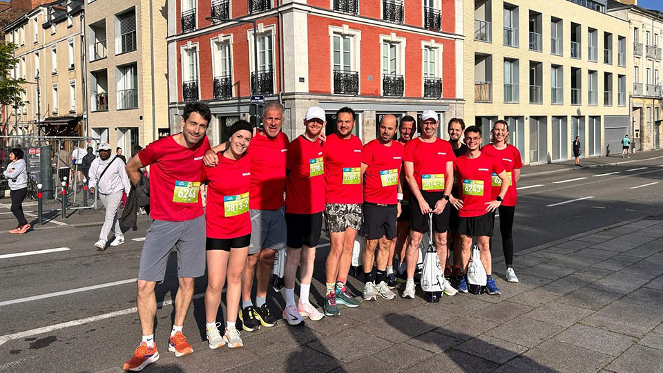 Rennes Urban Trail 2025 - Coureurs avant le départ du 14k - Lamotte
