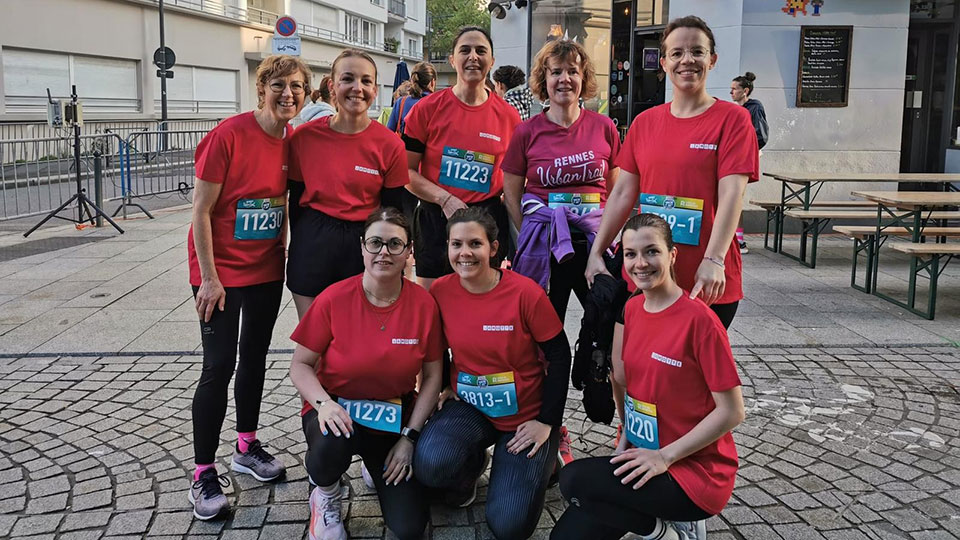 Rennes Urban Trail 2025 - Coureuses avant le départ du 7k - Lamotte