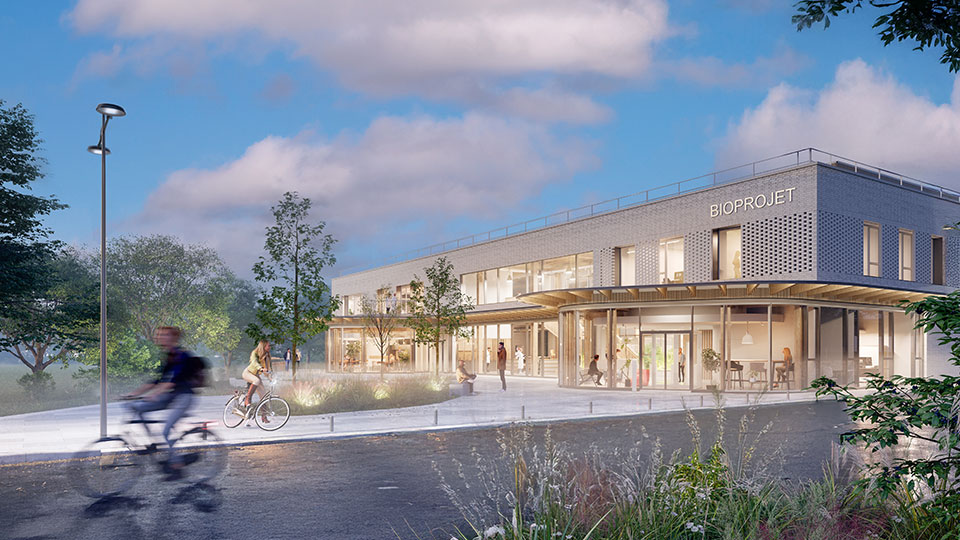Centre de recherche Bioprojet à Saint-Grégoire (35) - Perspective - Lamotte