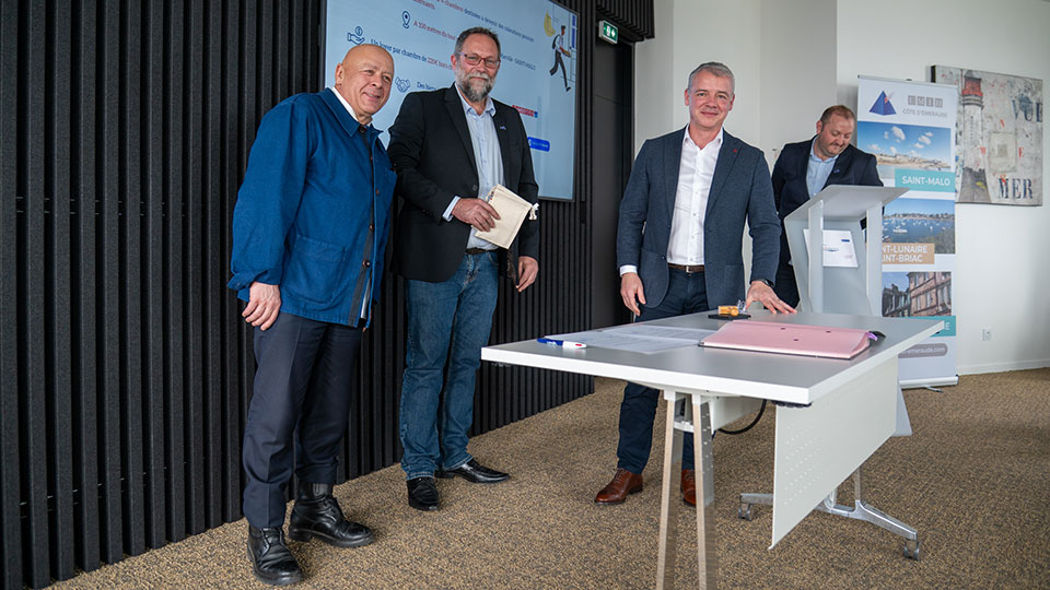 Signature du partenariat avec l'UMIH pour la mise à disposition de maisons - Lamotte