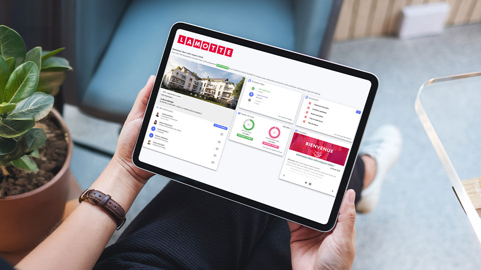 Nouvel espace client 2025 - Accueil - Lamotte