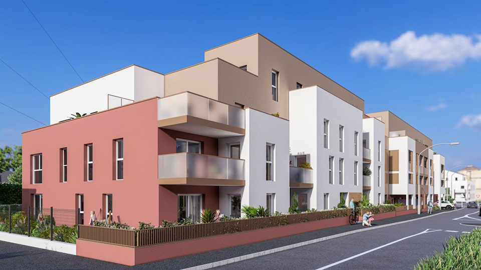 Programme immobilier neuf Coeur Vezin à Vezin-le-Coquet (35) - Éligible au Bail Réel Solidaire - Lamotte