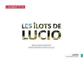 Programme immobilier neuf - Les Ilots de Lucio à Luçon (85) - Plaquette commerciale - Lamotte