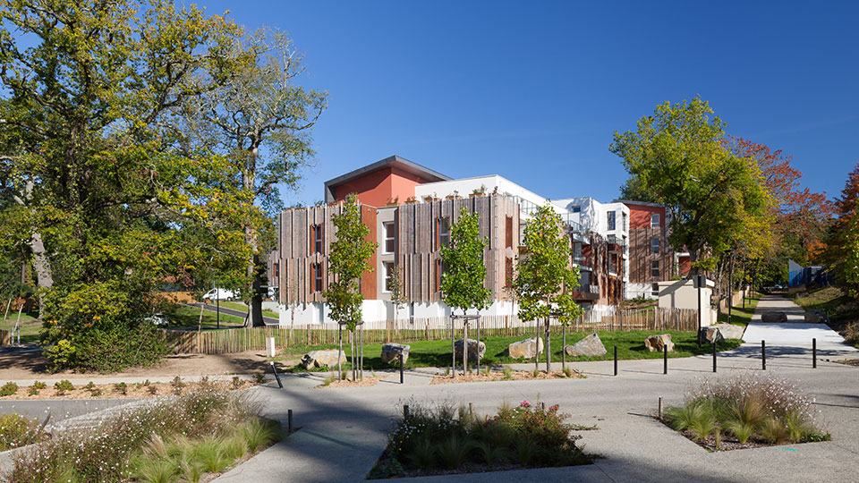 Résidence services seniors à Saint-Herblain (Loire-Atlantique) - Façade - Lamotte
