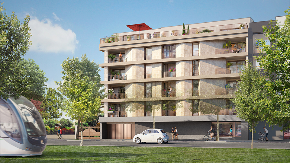 Développement en Nouvelle-Aquitaine - Programme immobilier neuf Allure à Bordeaux (33) - Lamotte