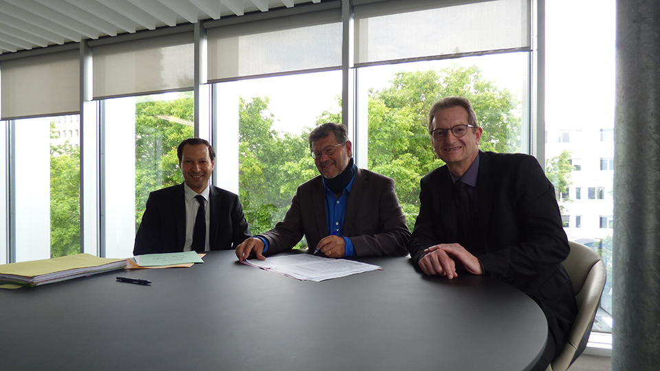 Lauréat de la consultation GRDF à Pacé (Ille-et-Vilaine) - Signature du BEFA - Lamotte Promoteur