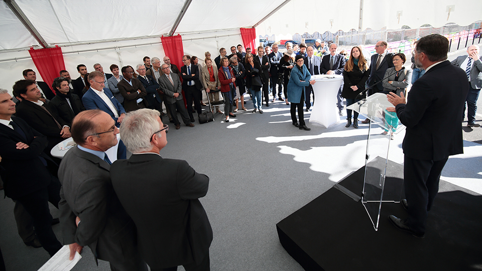Programmes immobiliers neufs L'Atriode et du Sand à Gentilly (94) - Discours lors de la pose de première pierre - Lamotte