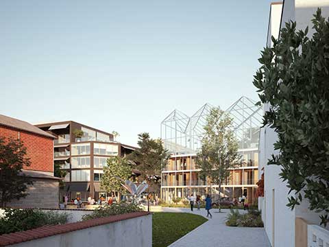 Exposition au SIMI 2018 - Programme immobilier neuf Le Temps sur Mesure à Bagneux (92) - Lamotte