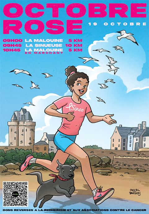 La Sinueuse et la Malouine à Saint-Malo - Affiche 2025 - Lamotte
