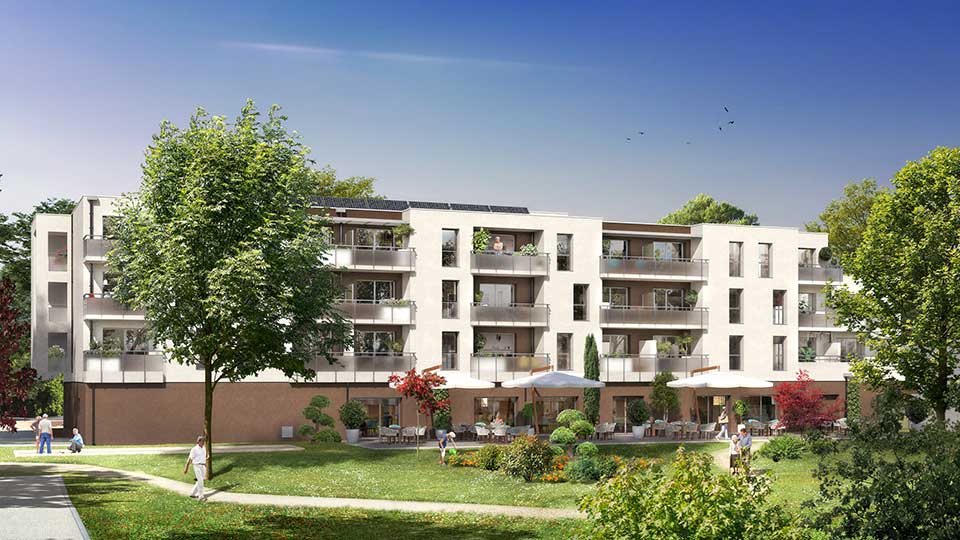 Visite du programme immobilier neuf Lanroze à Brest (29) - Lamotte