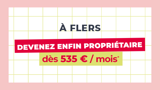 À FLERS (61), devenez propriétaire dès 535 € par mois