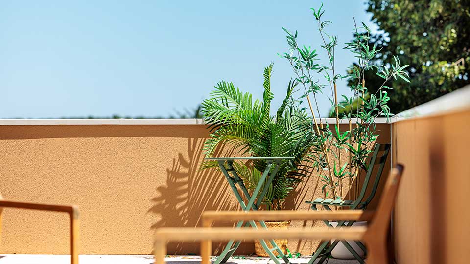 Programme immobilier neuf - Villa Eugénie à Biscarrosse (40) - Terrasse - Lamotte