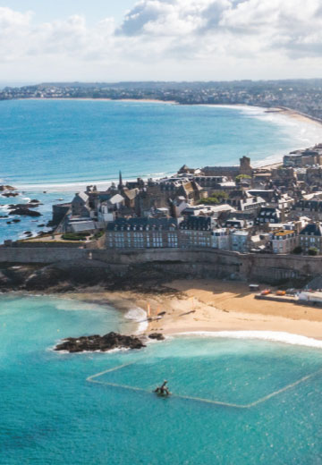 Programme immobilier neuf - Ty Lodge à Saint-Malo (35) - Vue de quartier 1 - Lamotte
