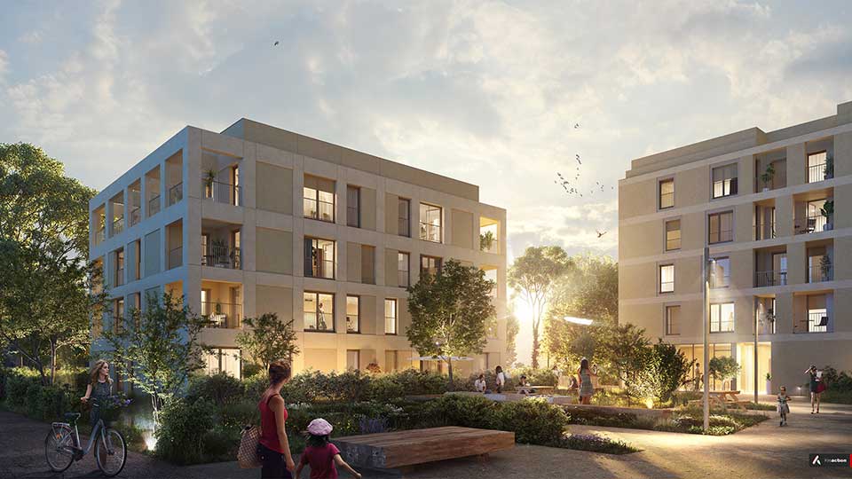 Programme immobilier neuf - Le Petit Bruges à Bordeaux (33) - Lamotte