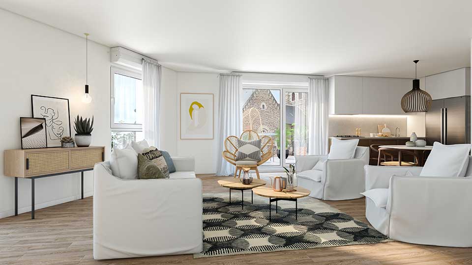 Programme immobilier neuf - Coeur Fougeretz à La Chapelle-des-Fougeretz (35) - Intérieur - Lamotte