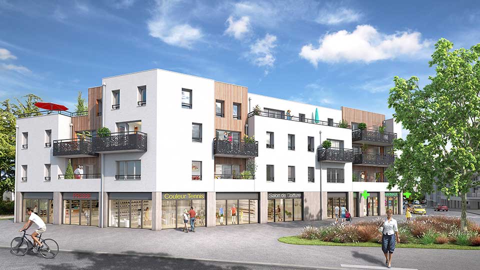 Programme immobilier neuf - Les Hauts du Cens à Nantes (44) - Lamotte