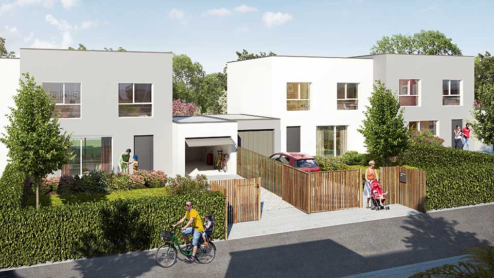 Programme immobilier neuf - Les Allées Meliès au Rheu (35) - Lamotte