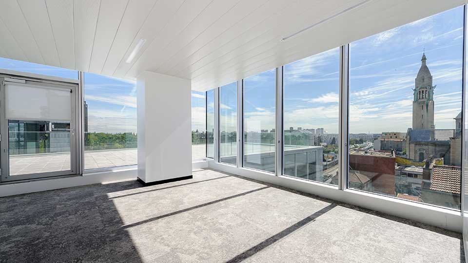 Programme immobilier tertiaire - L'Atriode à Gentilly (94) - Bureaux au siège de la MSA - Lamotte