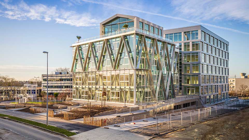 Programme immobilier tertiaire - Le Berkeley et Le Stanford à Rennes (35) - Lamotte
