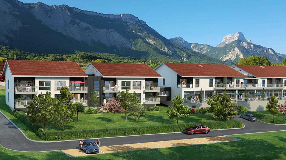 Résidence services seniors - Les Terrasses de Belledonne à Biviers (38) - Lamotte