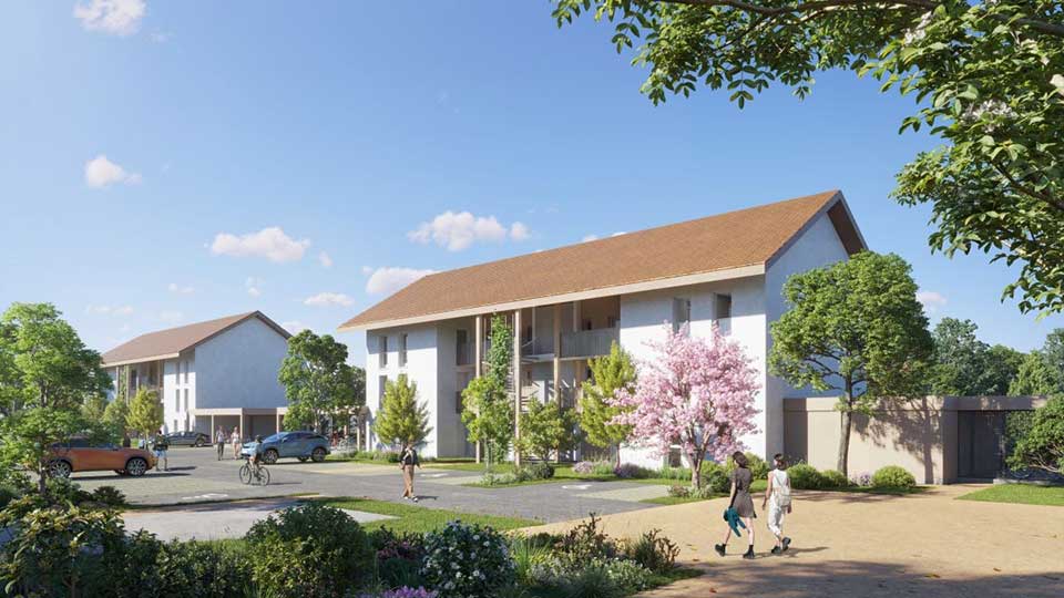 Programme immobilier neuf - Moulin d'Arbessieux à Ruffieux (73) - Lamotte