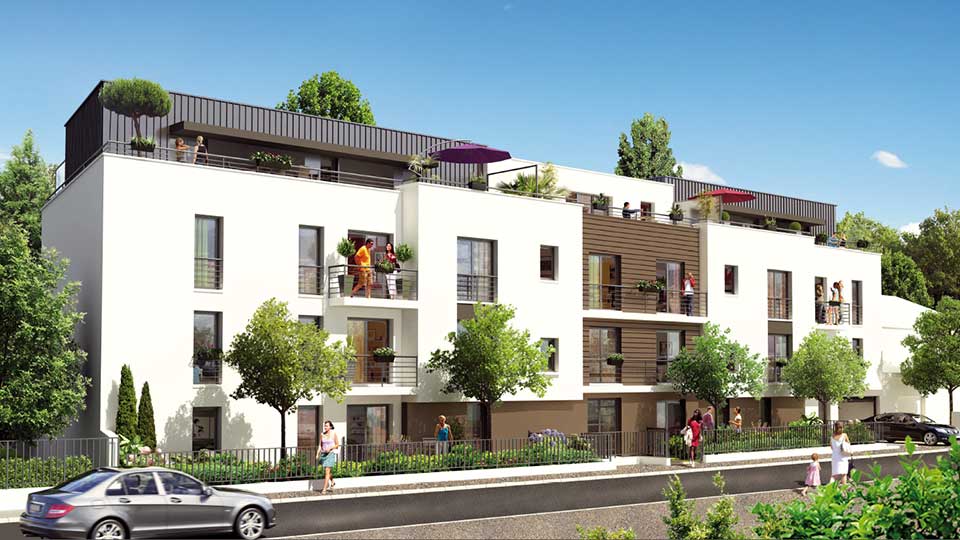 Programme immobilier neuf - Square Petit Anjou à Saint-Sébastien-sur-Loire (44) - Lamotte