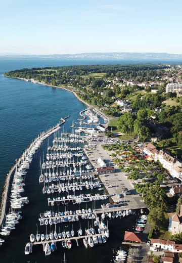 Programme immobilier neuf - Le Parc des Cèdres à Thonon-les-Bains (74) - Vue de quartier 1 - Lamotte