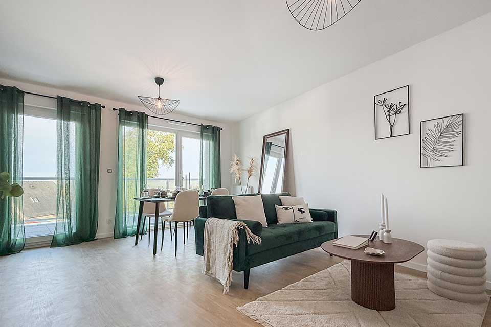Programme immobilier neuf Terra Serena à Pont-Péan (35) - Appartement témoin - Lamotte