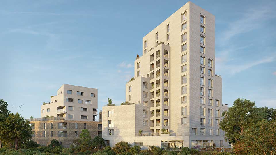 Résidence étudiante - Kleezi | Louis Guilloux à Rennes (35) - Façade - Lamotte