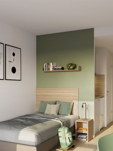 Appartement T1 KLEEZI | LOUIS GUILLOUX Rennes